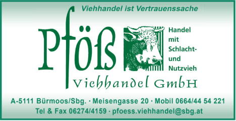 Pfoess Viehhandel