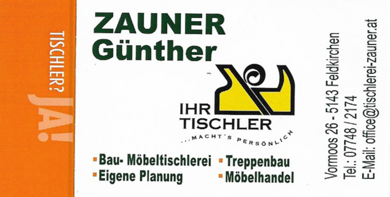 Tischlerei Zauner